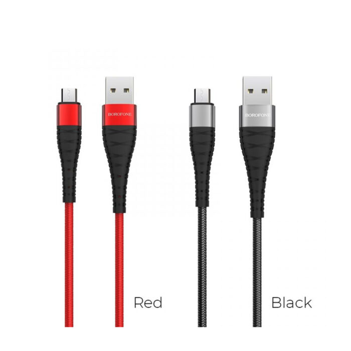 کابل تبدیل USB به microUSB بروفون مدل BX32 طول 1 متر