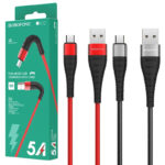 کابل شارژ USB به microUSB بروفون مدل BX32 طول 1 متر