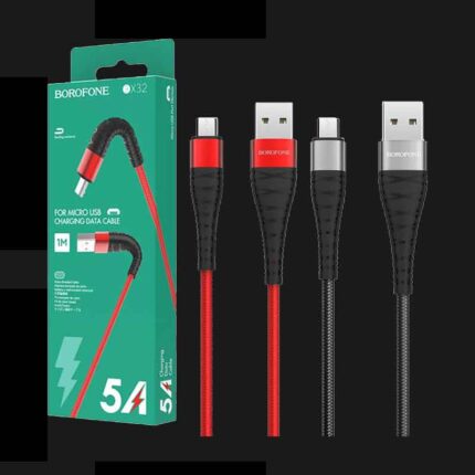 کابل شارژ USB به microUSB بروفون مدل BX32 طول 1 متر