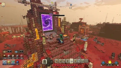 دیسک اورجینال Minecraft Legends Deluxe برای PS5