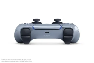 Original PS5 DualSense Wireless Controller, Metallic Silver