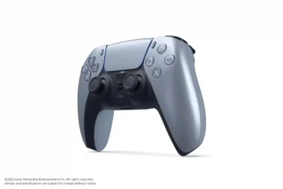 Original PS5 DualSense Wireless Controller, Metallic Silver